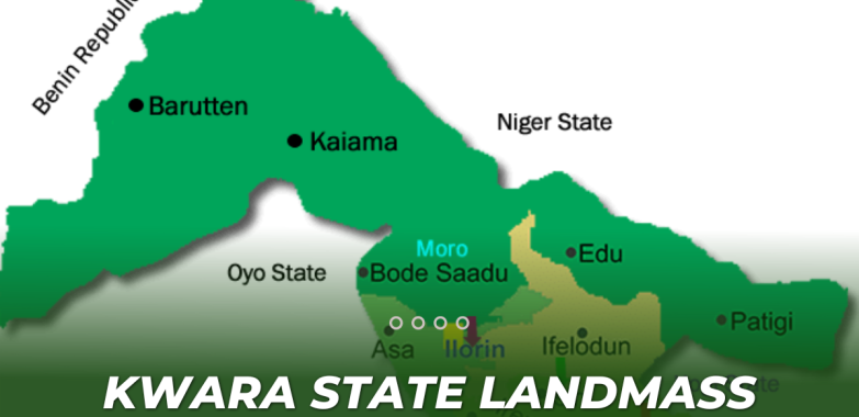 landmass of Kwara State