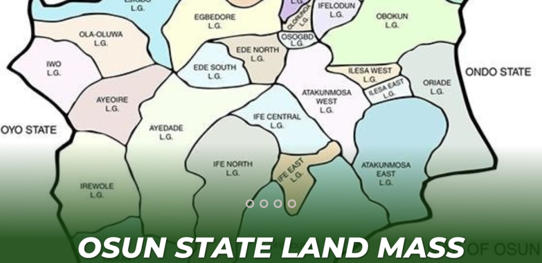 Osun state landmass